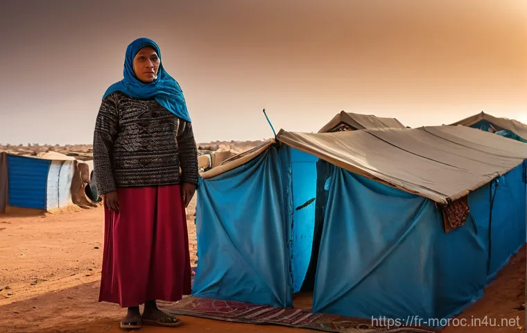 모로코와 서부 사하라 분쟁 - Here are three detailed image generation prompts in English, designed to be suitable for a 15-year-o...